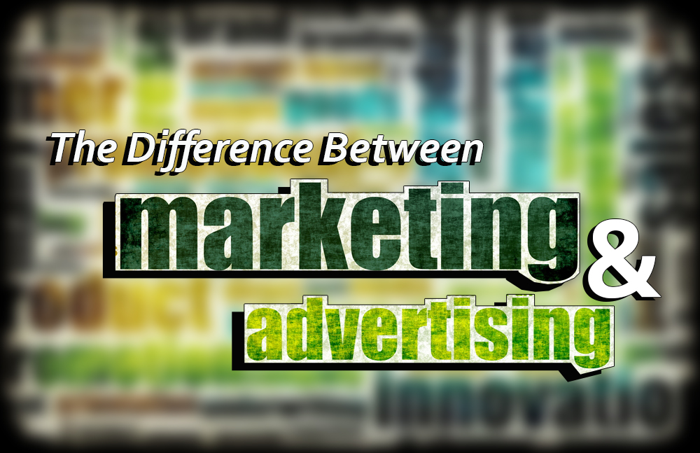 difference between marketing and advertising