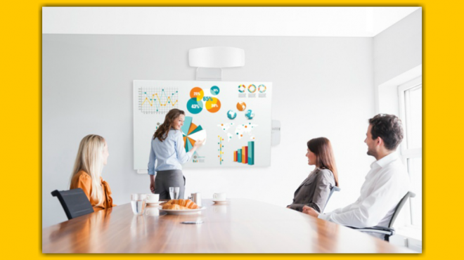 Epson BrightLink Pro Turns Meeting Room into Collaboration Space
